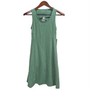 NWT We Wander Athletic Flex-stretch Keyhole Back A-Line Dress Short Teal Size XS